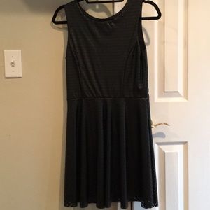 Black mini dress